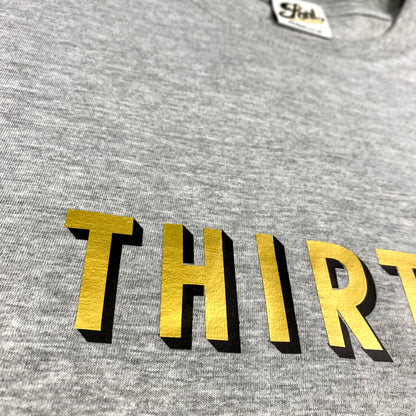 13th Birthday T-Shirt – Bingley Bang Gold Foil