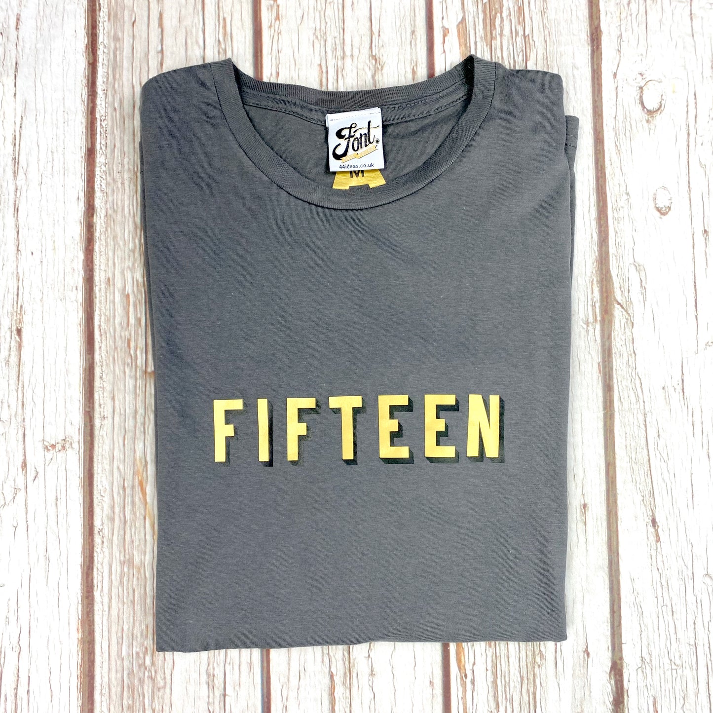 15th Birthday T-Shirt – Bingley Bang Gold Foil