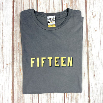 15th Birthday T-Shirt – Bingley Bang Gold Foil