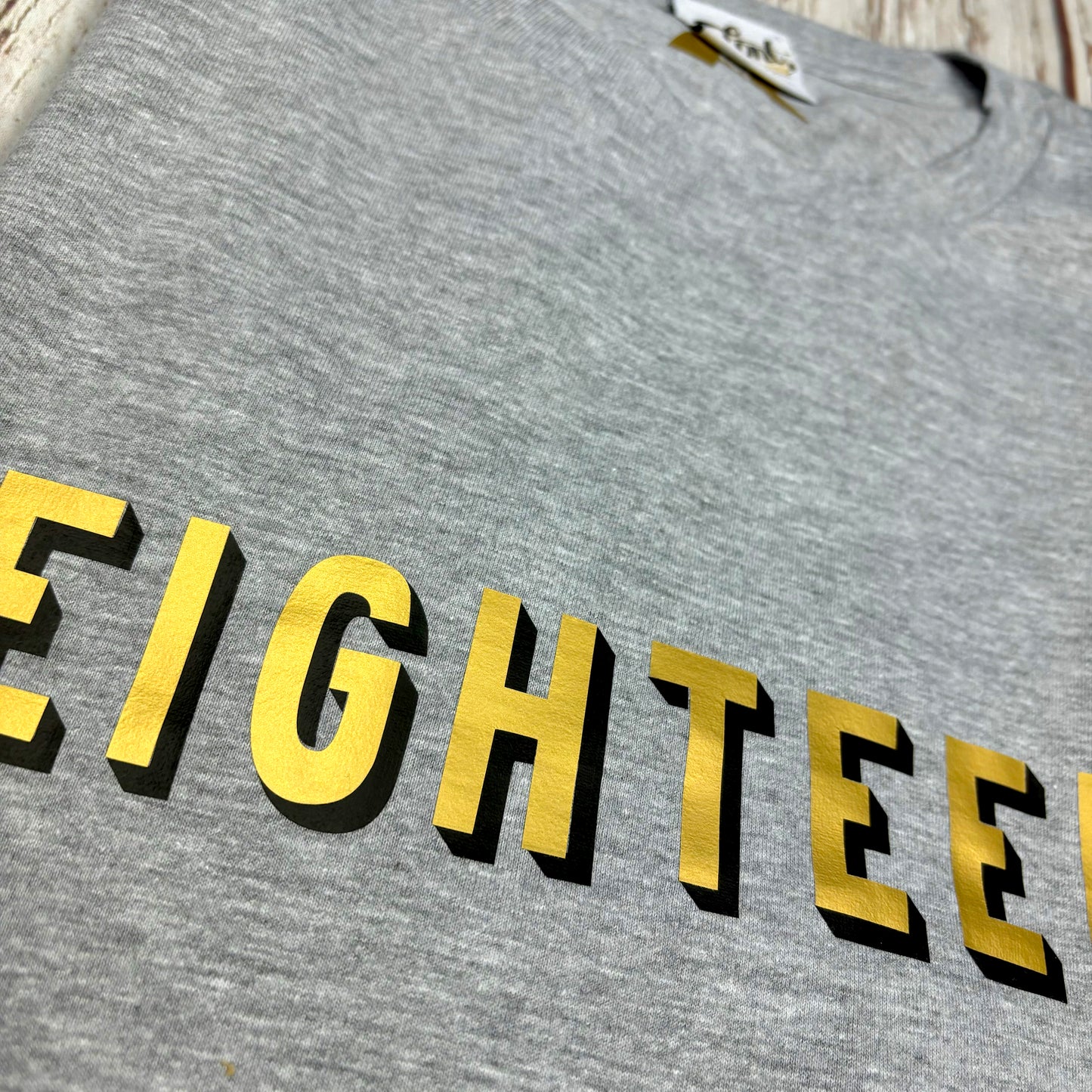 16th, 17th & 18th Birthday T-Shirt – Bingley Bang Gold Foil