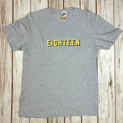 16th, 17th & 18th Birthday T-Shirt – Bingley Bang Gold Foil