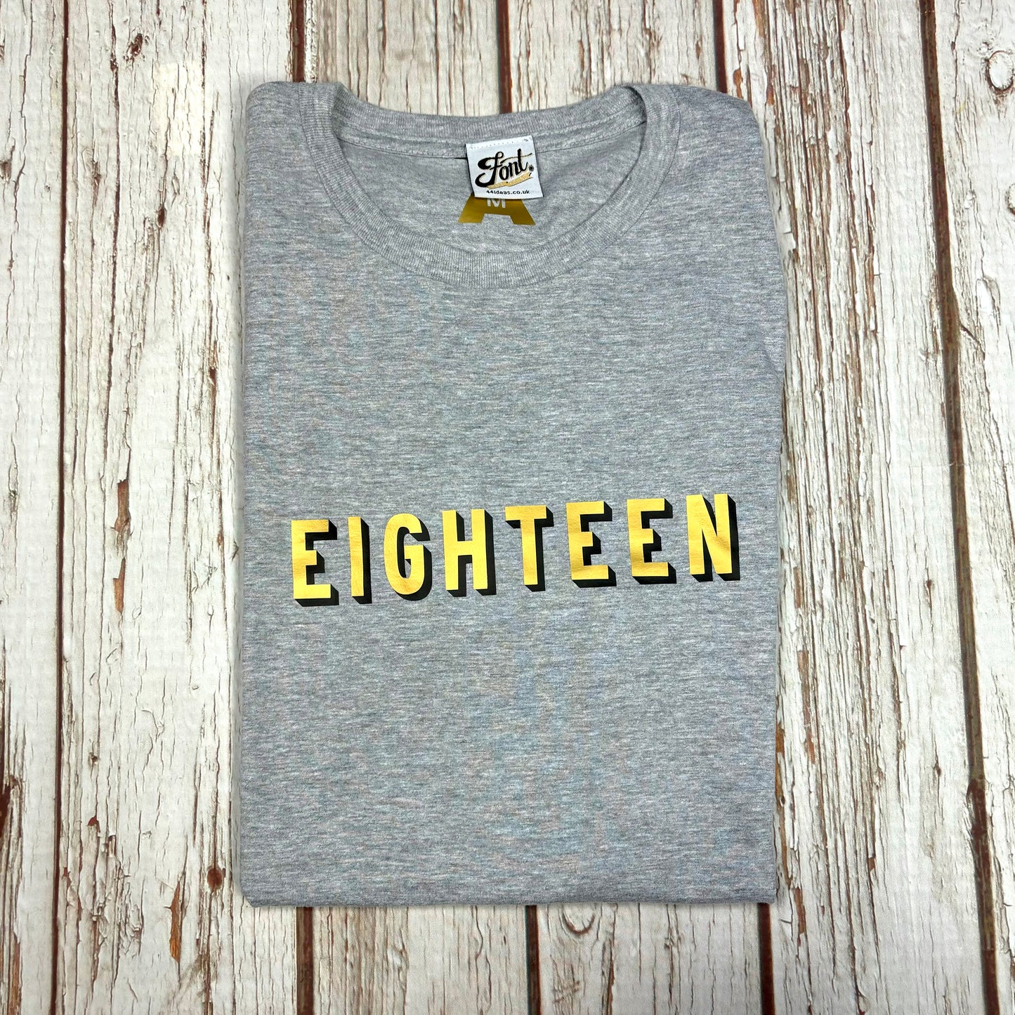 16th, 17th & 18th Birthday T-Shirt – Bingley Bang Gold Foil