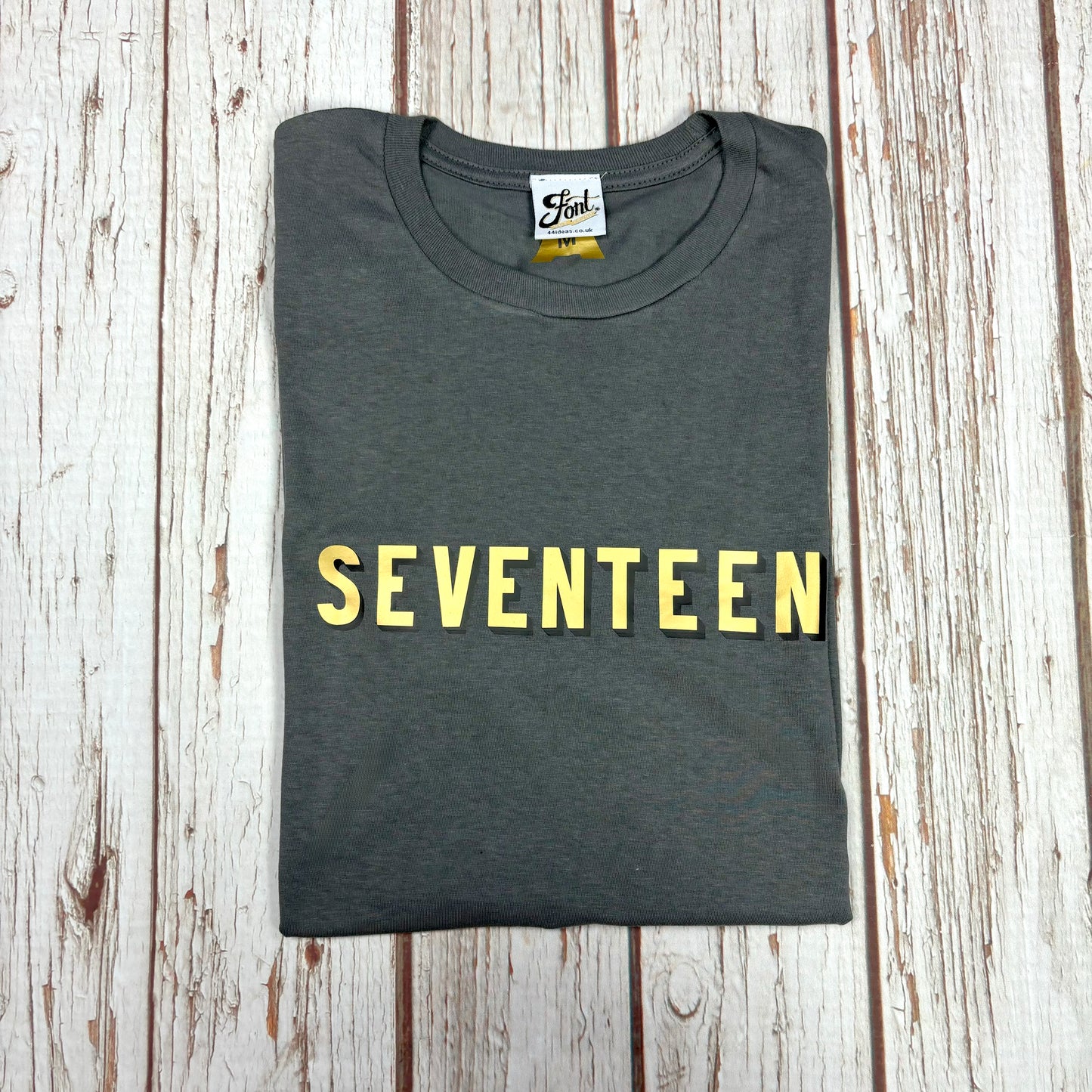 16th, 17th & 18th Birthday T-Shirt – Bingley Bang Gold Foil