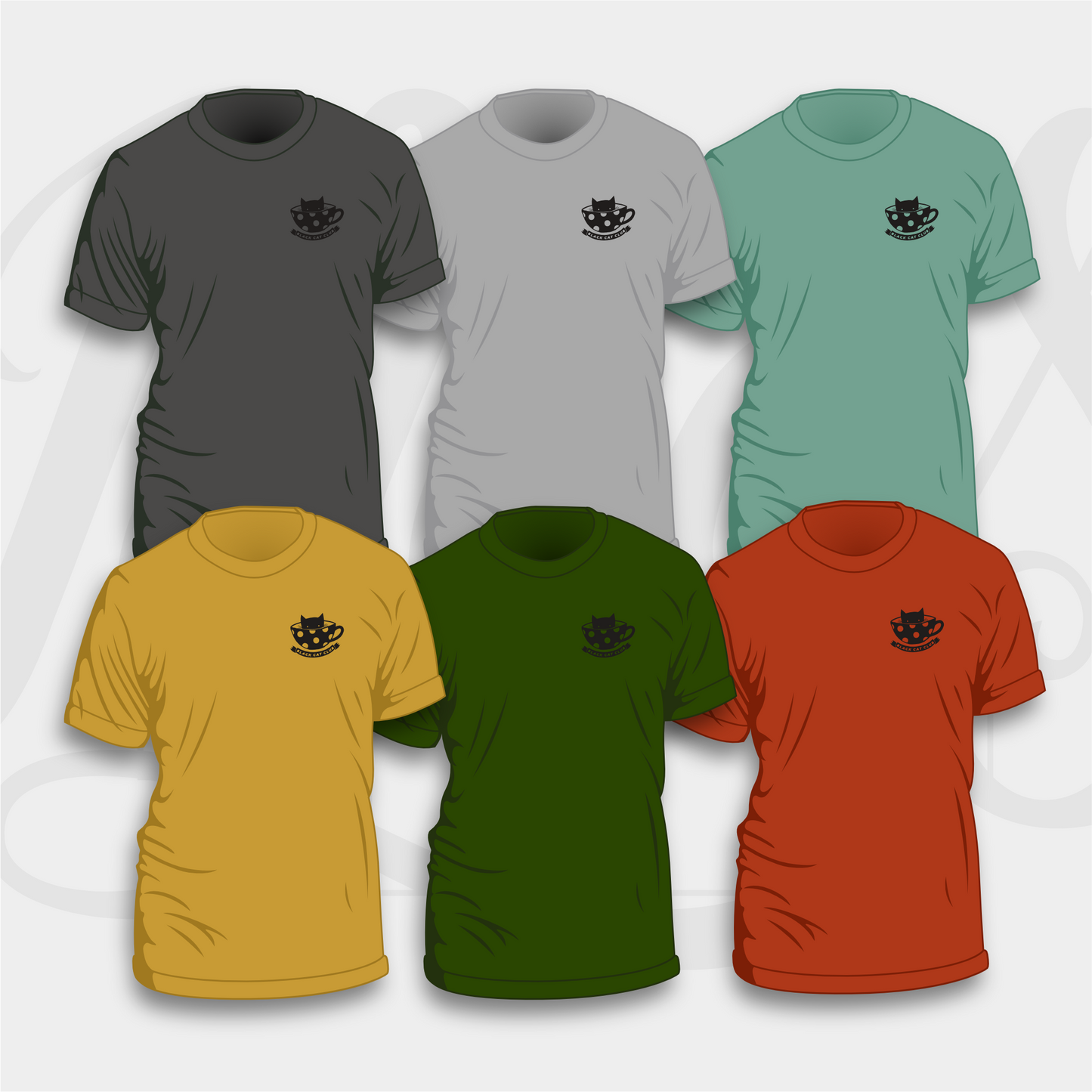 Black Cat Club - Unisex & Women's Cut T-Shirt