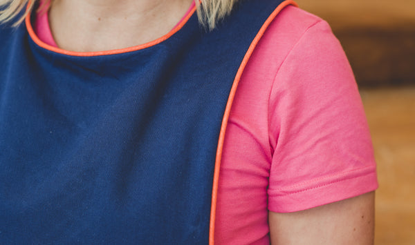 Blue Pinafore Woman’s Dress