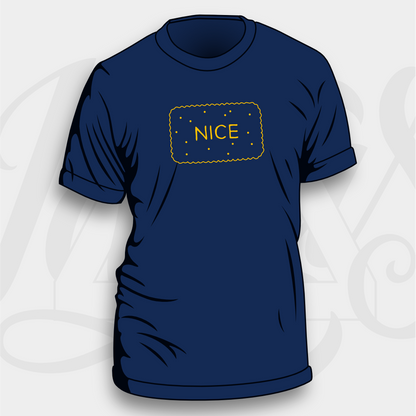 Nice Biscuit T‑Shirt – Unisex & Women’s Cut (Handmade UK)