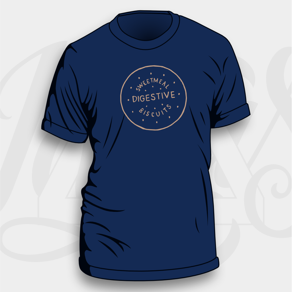 Digestive Biscuit – Unisex and Women’s Cut T‑Shirt