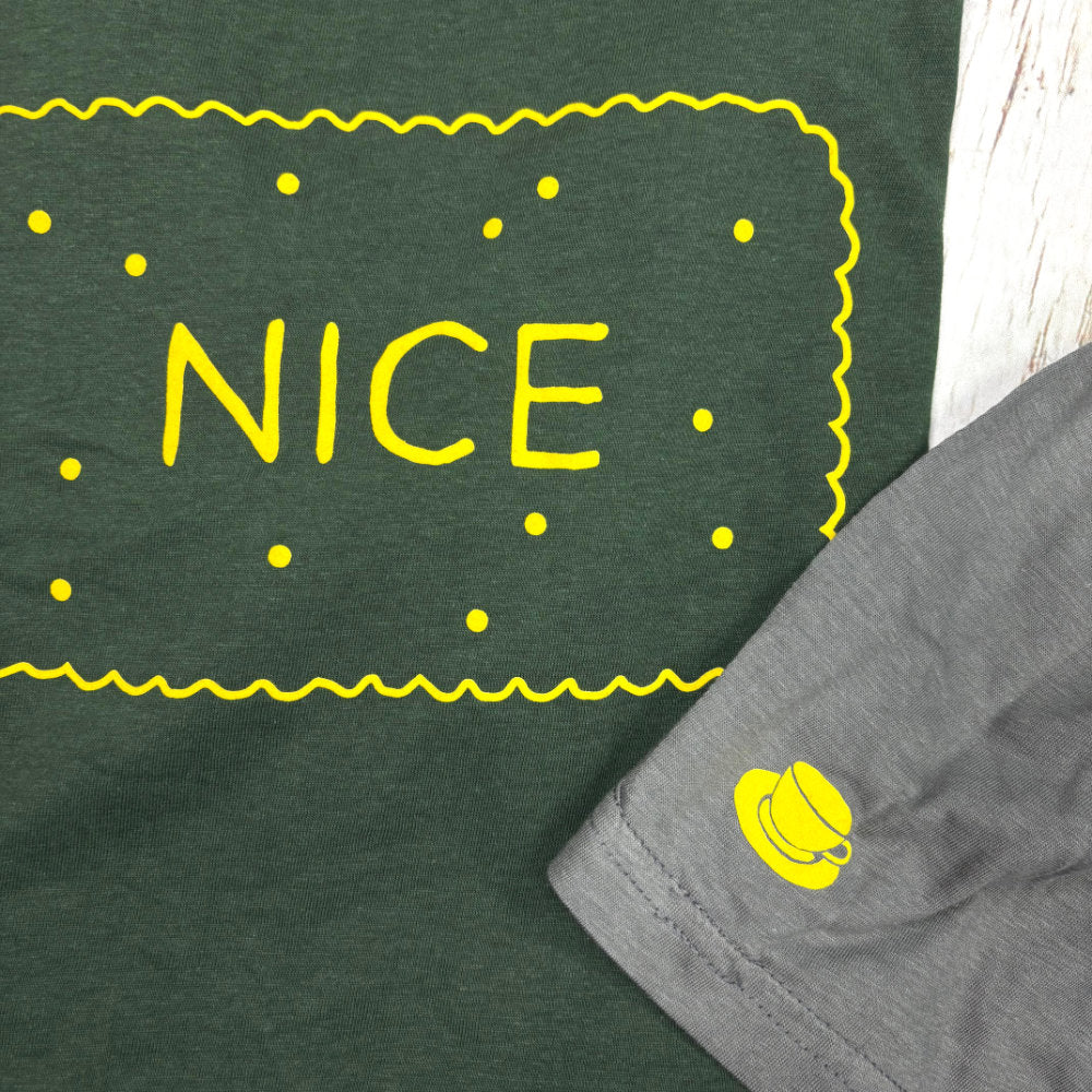 Nice Biscuit T‑Shirt – Unisex & Women’s Cut (Handmade UK)