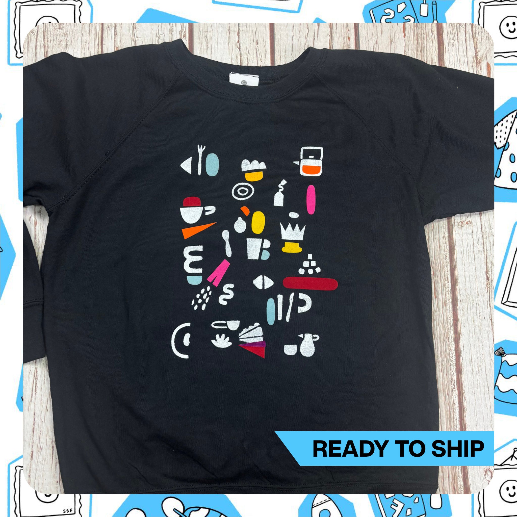 Ready to ship: Women's 'Tea at Eleven' Sweatshirt - M