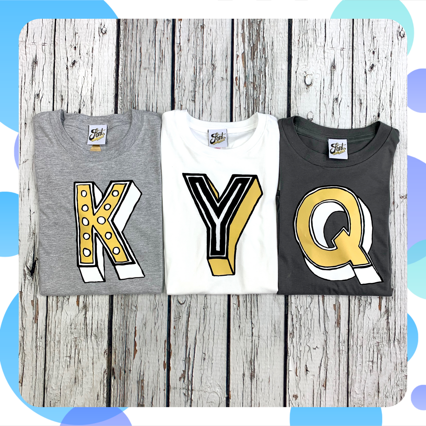 Personalised Initial T-Shirt for Women – Handmade UK