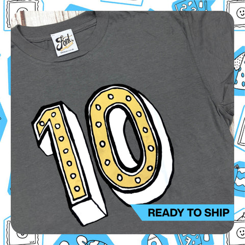 Ready To Ship: Kids 10 T-Shirt~ Age 9-11