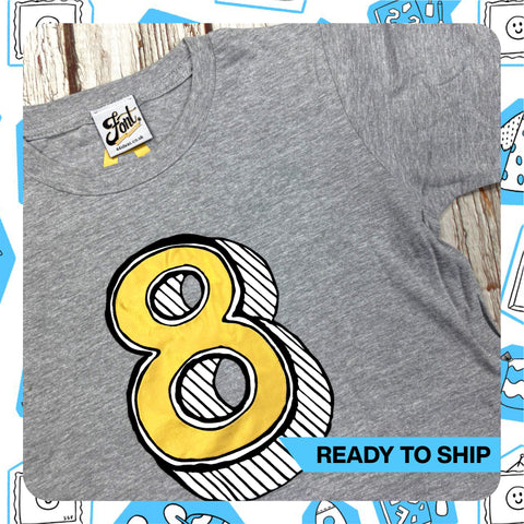 Ready To Ship: Kids 8 T-Shirt~ Age 7-8