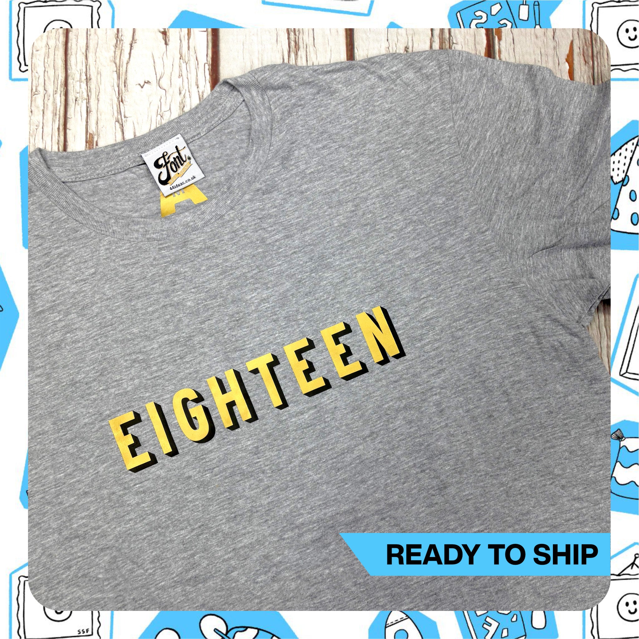 Ready To Ship: Number 18 T-Shirt~ size M