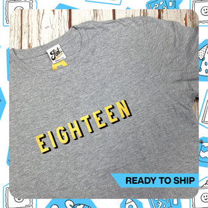 Ready To Ship: Number 18 T-Shirt~ size M