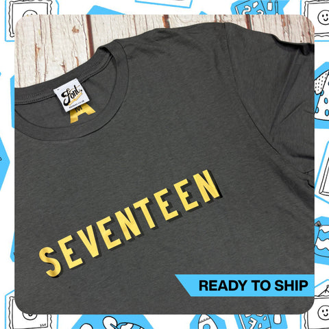 Ready To Ship: Number 17 T-Shirt~ size M