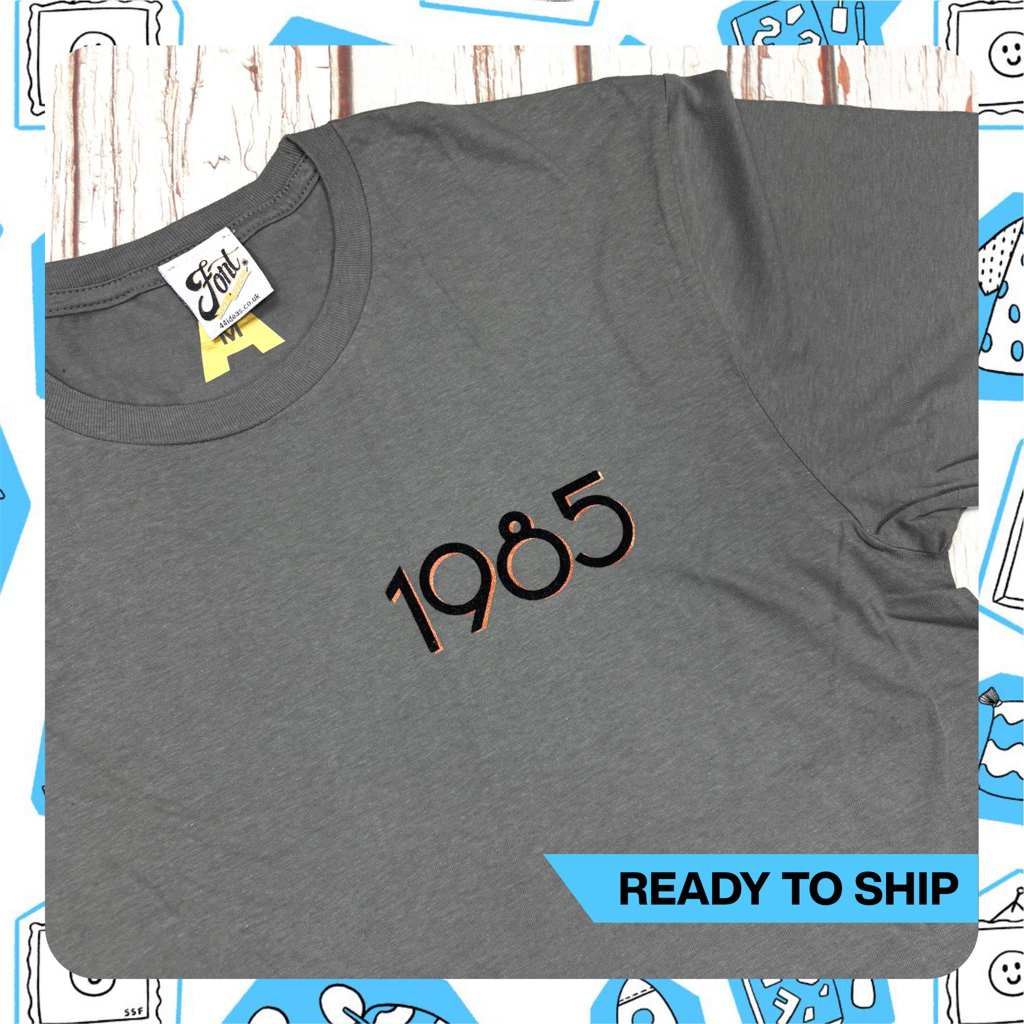 Ready To Ship: Number 1985 T-Shirt~ size M