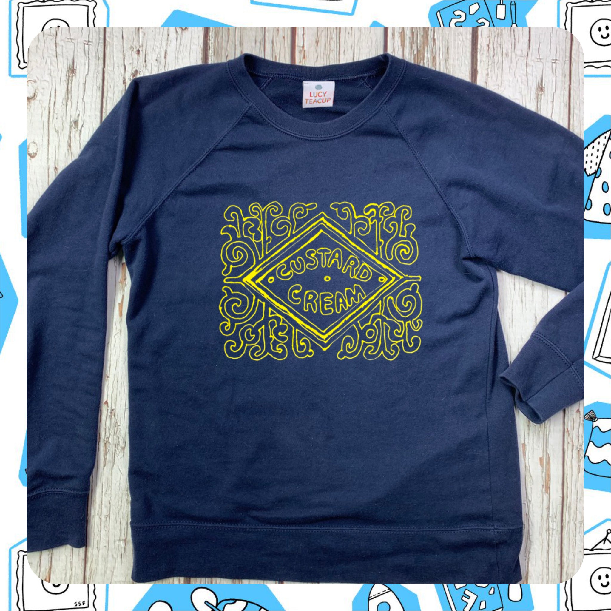 Made to Order: Women's Custard Cream Sweatshirt - S,M, L, XL