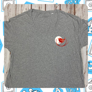 Made to order: Wren Heather grey Women’s T-Shirt-L, XL