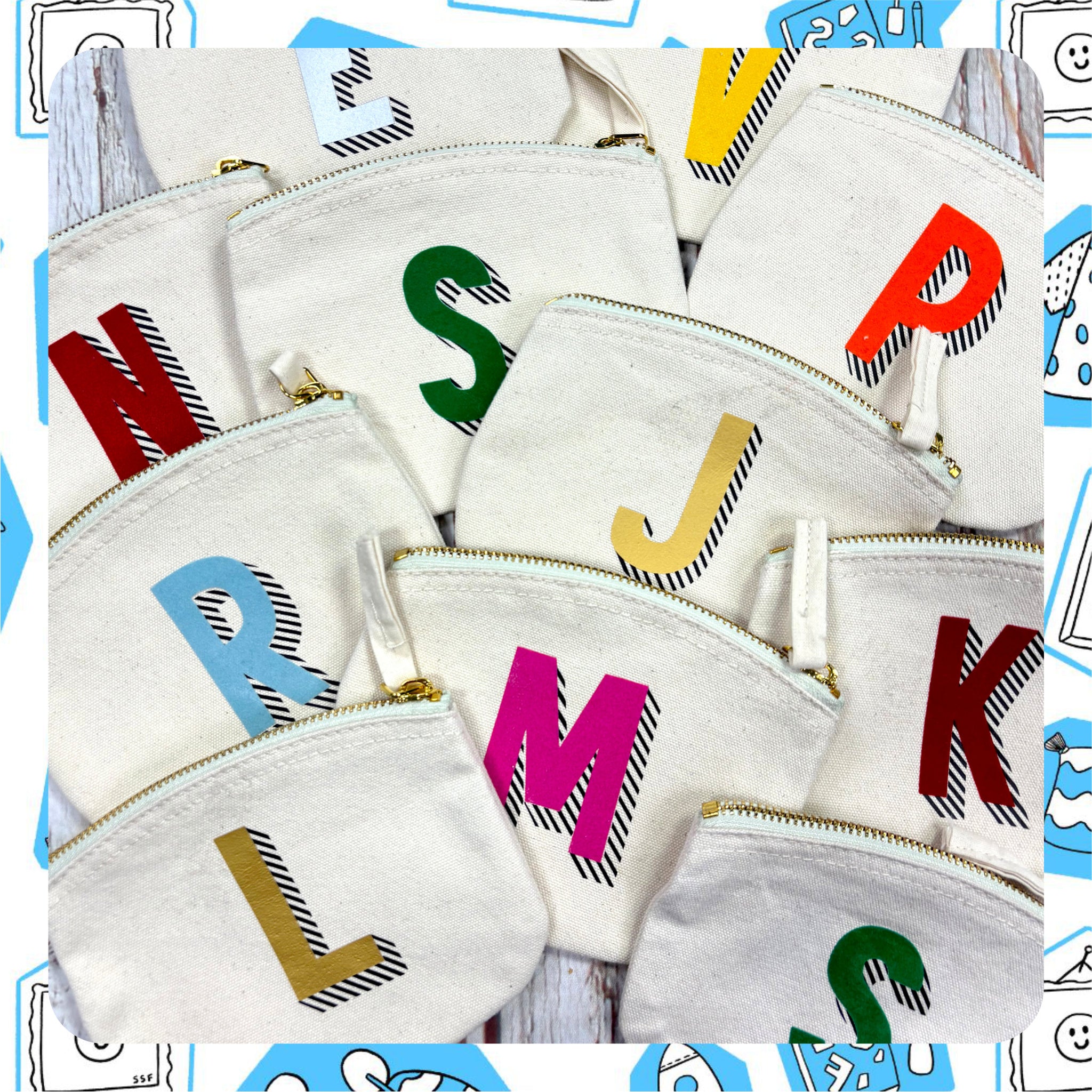 Ready to ship - Purse Bradford Buzz Letters