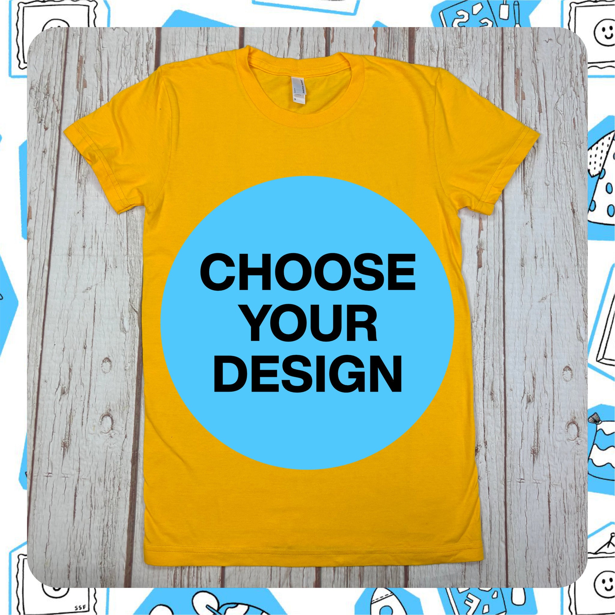 Made to Order: Golden yellow Women's T-Shirt - Choose Your Design