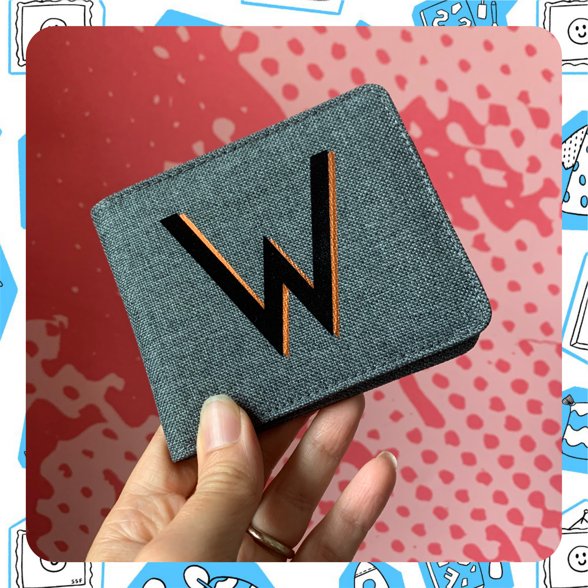Made to Order: Personalised Wallet - Branson Font