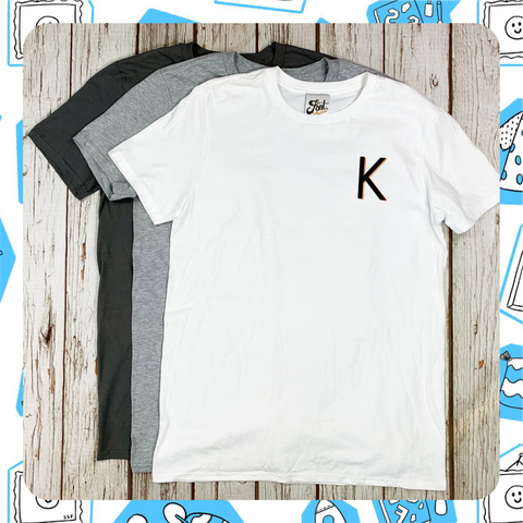 Made to order: Male Pocket Letter T-Shirt - Branson
