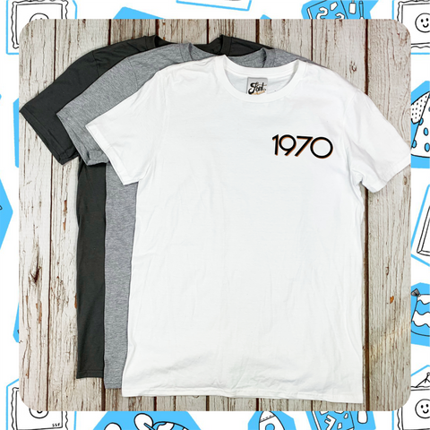 Made to Order: Men's Birth-Year Pocket T-Shirt - Branson