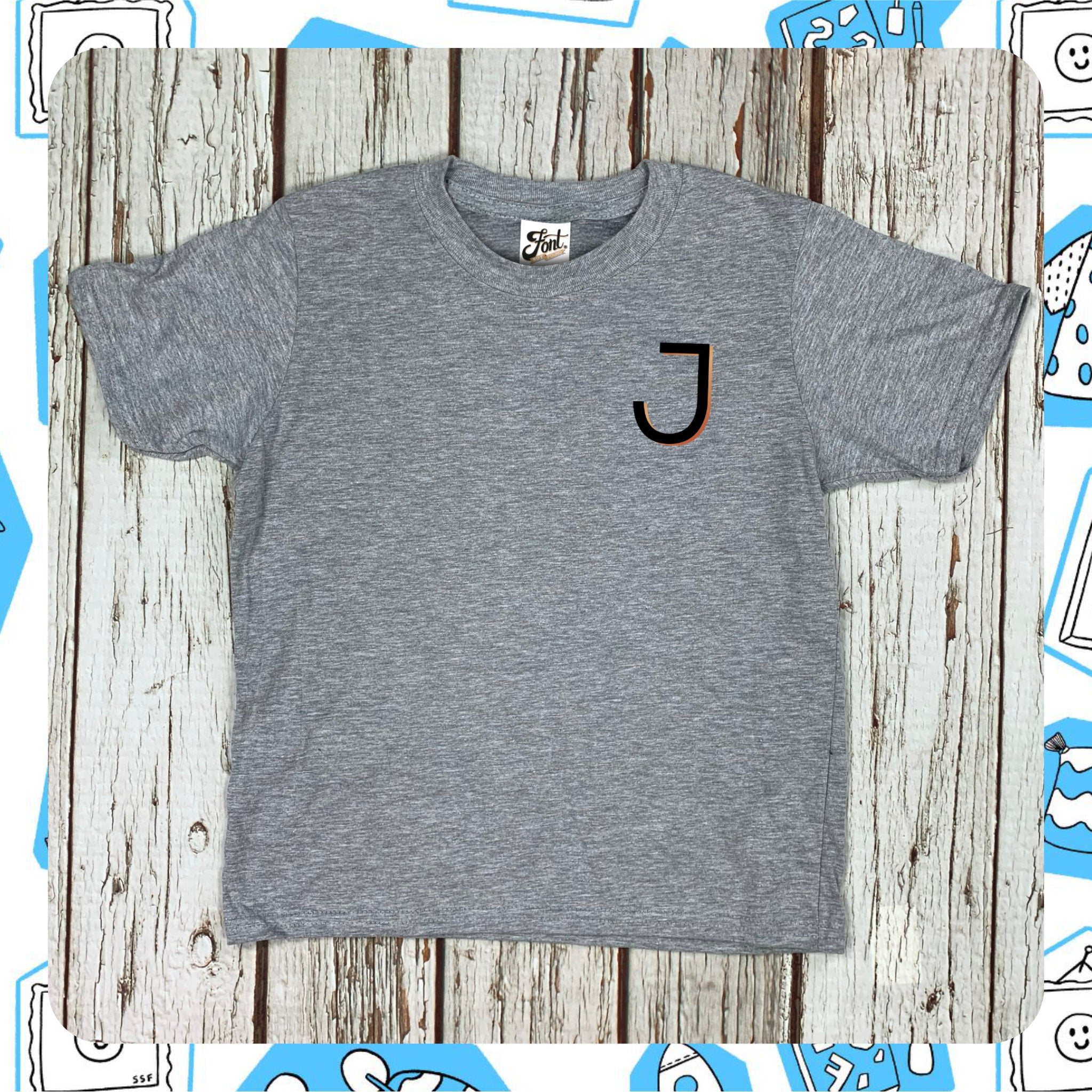 Made to Order: Kids' Birthday Letter T-Shirts - Branson
