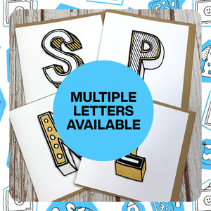 Ready To Ship: Letter cards ~ Juniper Red