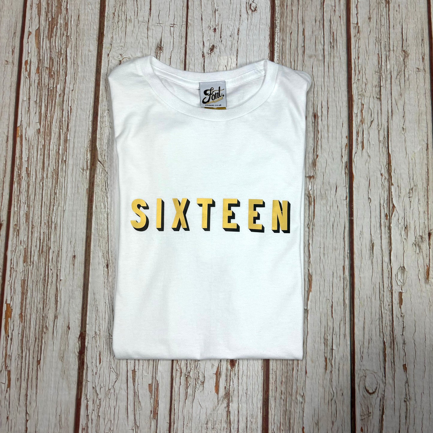 16th, 17th & 18th Birthday T-Shirt – Bingley Bang Gold Foil