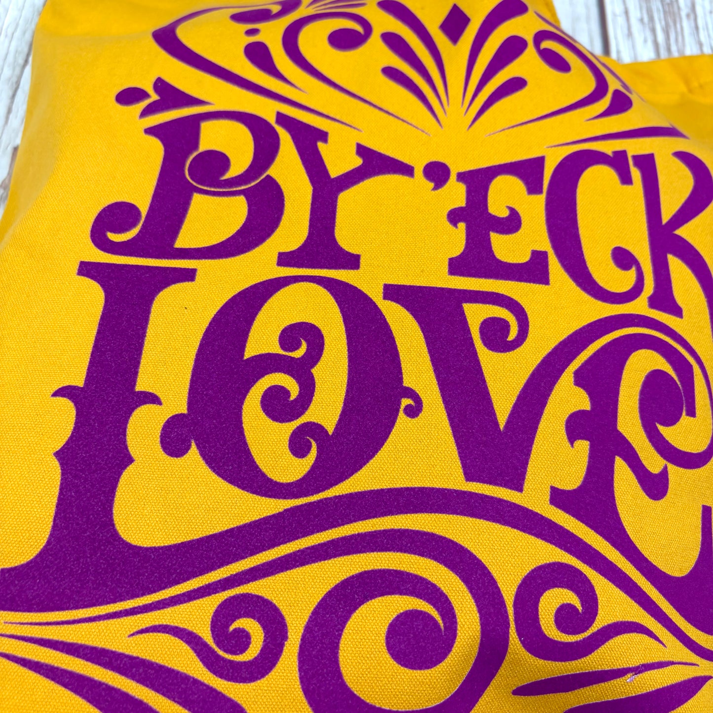By 'Eck Love – Organic Tote Bag
