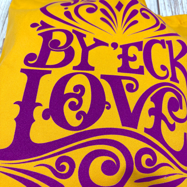By 'Eck Love Organic Tote Bag