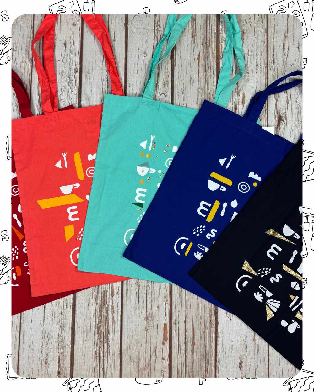 Ready To Ship:  Totes- Tea@11 Screenprint