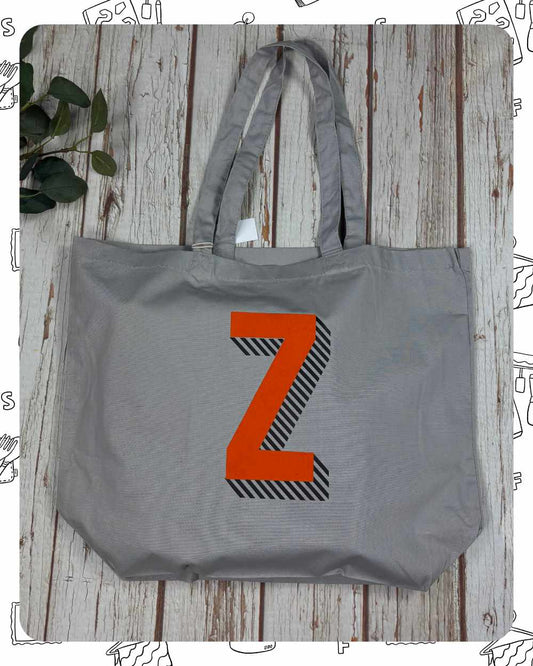 Ready To Ship: Organic Shopper- Letter Z