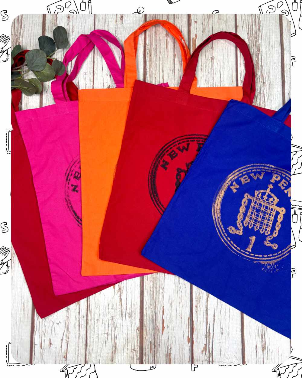 Ready To Ship:  Totes- Penny Print