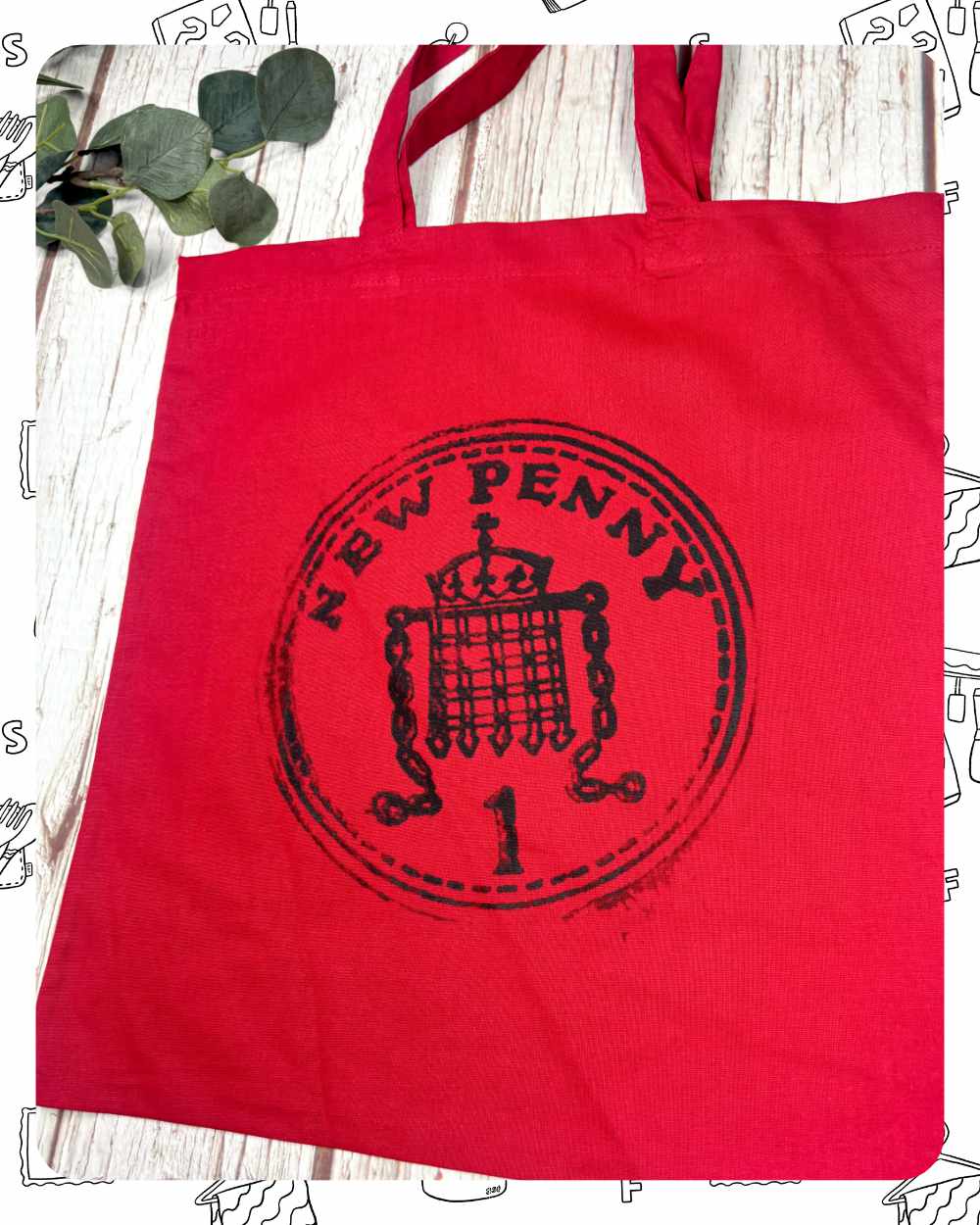 Ready To Ship:  Totes- Penny Print