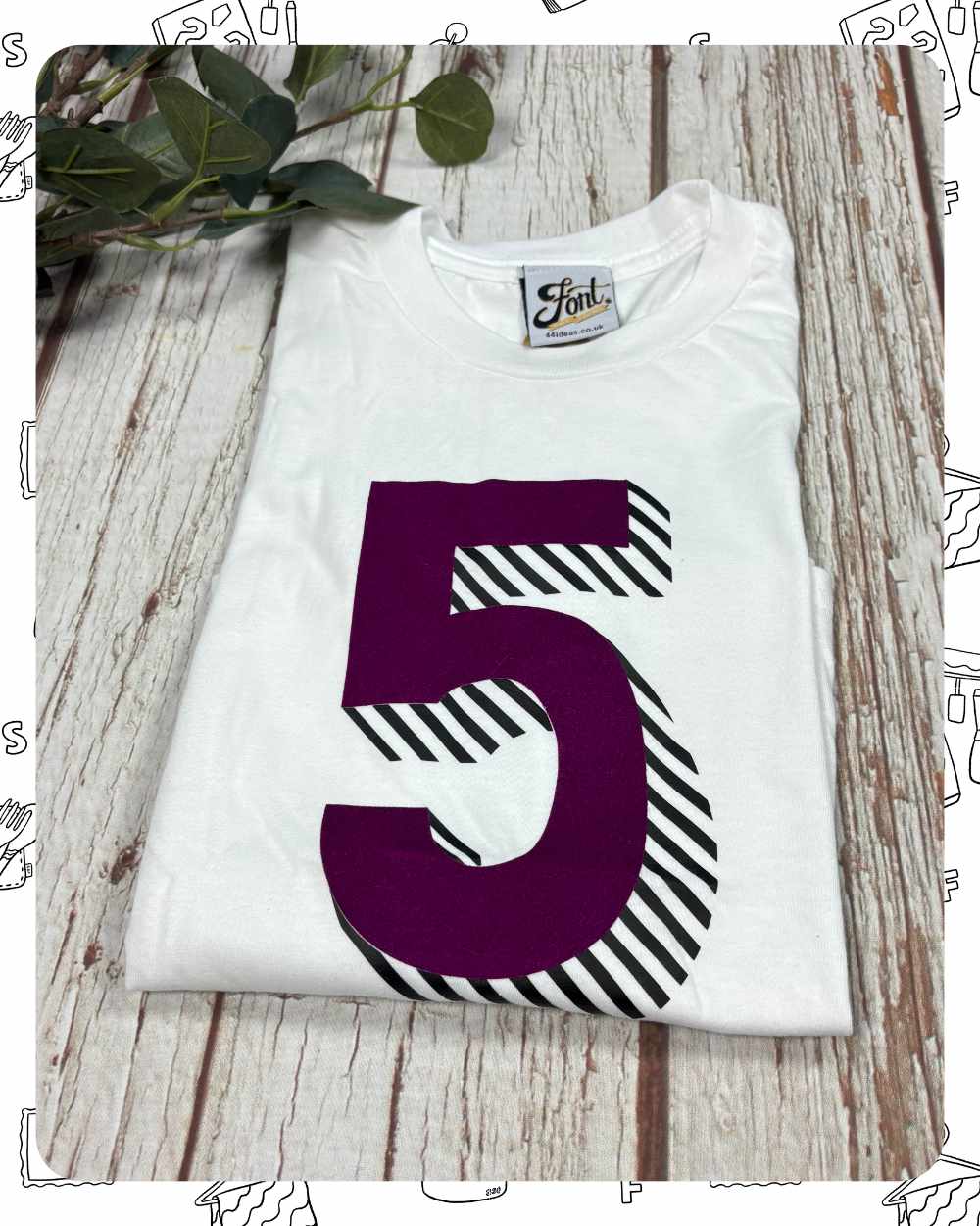 Ready To Ship: Kids White T-Shirt- 5 Bradford Buzz- Age 5-6 Years