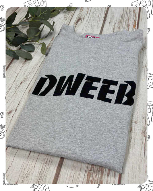 Ready To Ship: Kids Heather T-Shirt- Dweeb- age 12-14, 15-16 years