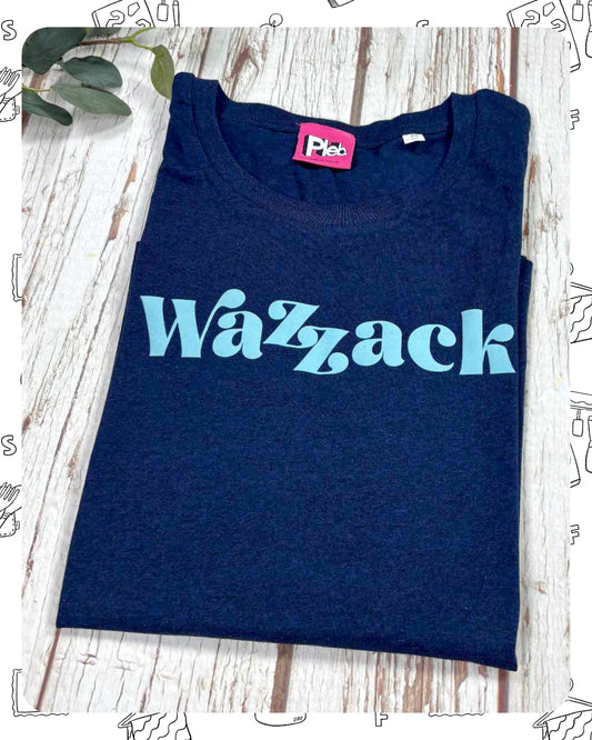 Ready To Ship: Womens Navy T-Shirt- Wazzack- Size XS
