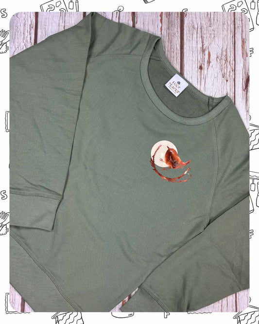 Ready To Ship: Women's Moss Sweatshirt Wren- Size M