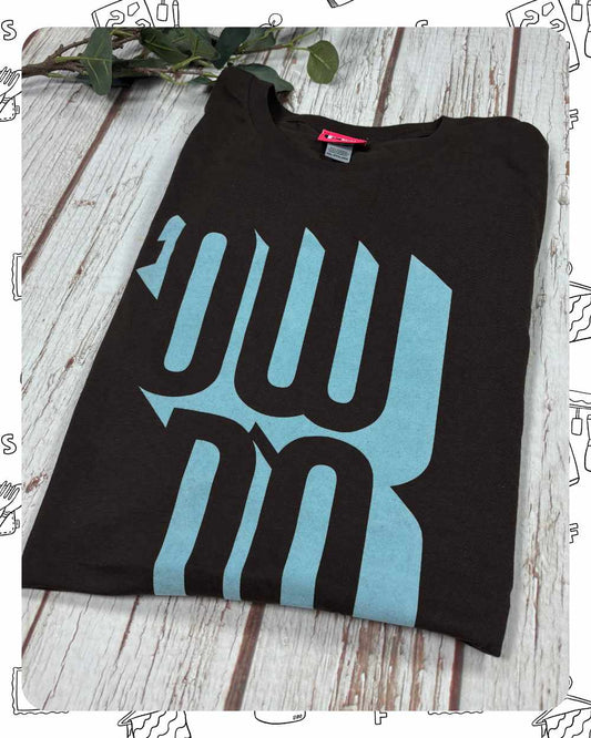 Ready To Ship: Unisex Brown T-Shirt 'Ow Do- Size 2XL