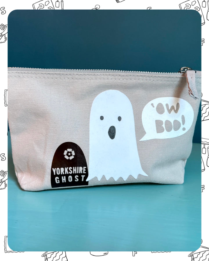 Ready to Ship: Yorkshire Ghost - Pencil case/makeup bag
