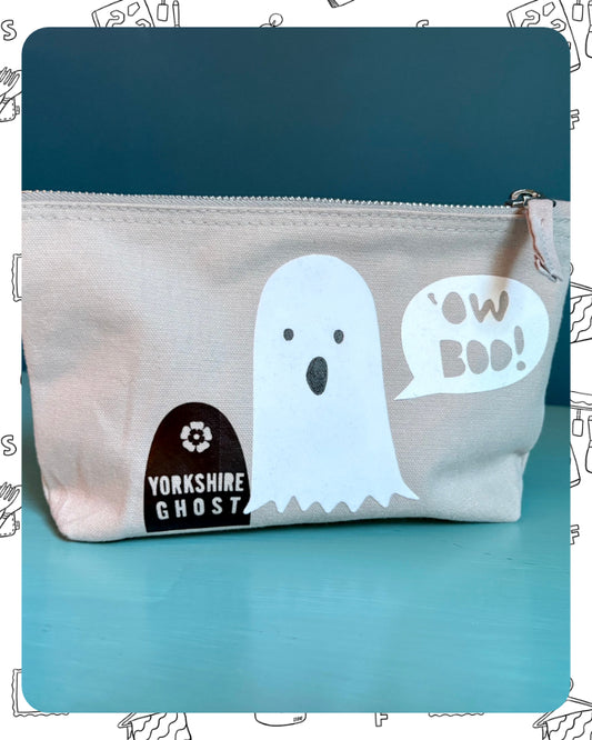 Ready to Ship: Yorkshire Ghost - Pencil case/makeup bag