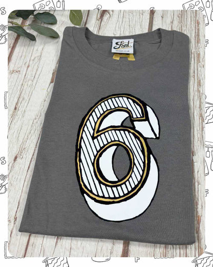 Ready To Ship: Kids T-Shirt- Six- age 5-6, 7-8 years