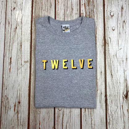 12th Birthday T-Shirt – Bingley Bang Gold Foil