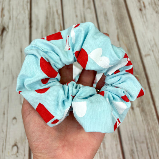 Scrunchies - Screen printed Cotton 'Tea at Eleven'