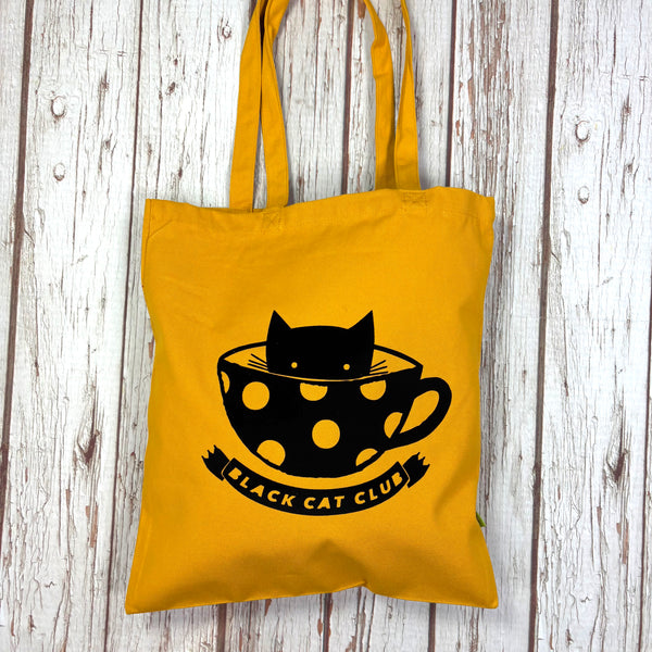 Black Cat Club - Organic Tote Bag