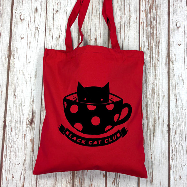 Black Cat Club - Organic Tote Bag