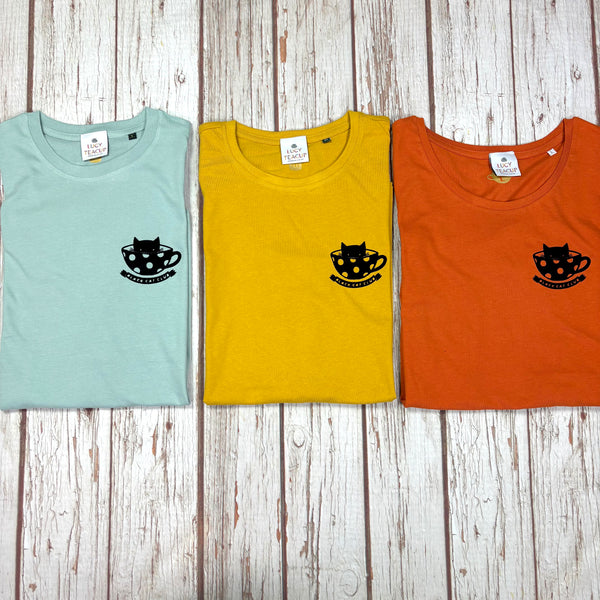 Unisex Black Cat Club Organic T-Shirt