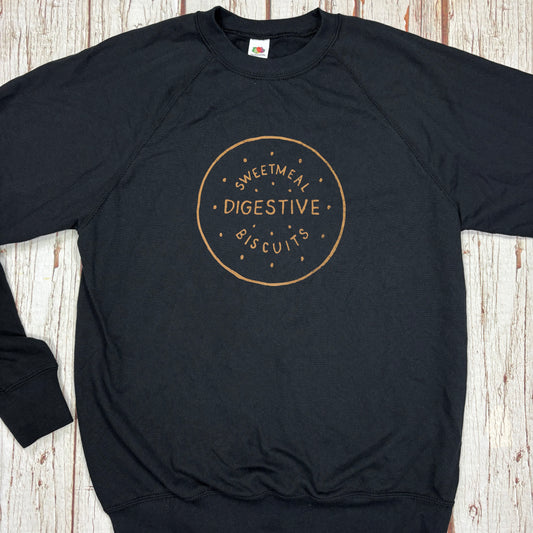 Ready to Ship: Women's Grey Digestive Biscuit Sweatshirt - M